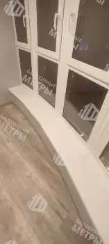 Отделка балкона с утеплением в многоквартирном доме